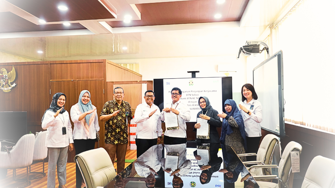 Penandatanganan Perjanjian Kerja Sama BTN Solusi Bank BTN KC Medan dengan Fakultas Pertanian USU